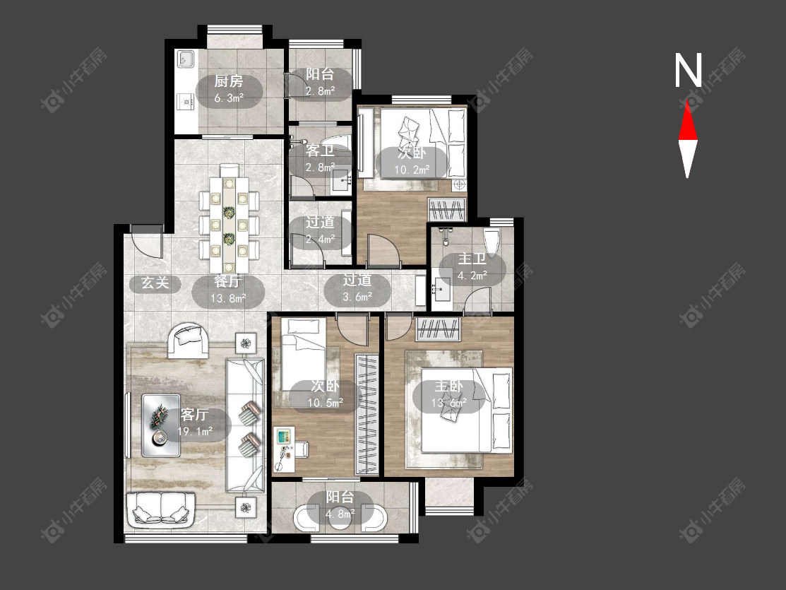 常州人民家园在售二手房源户型图_小牛看房