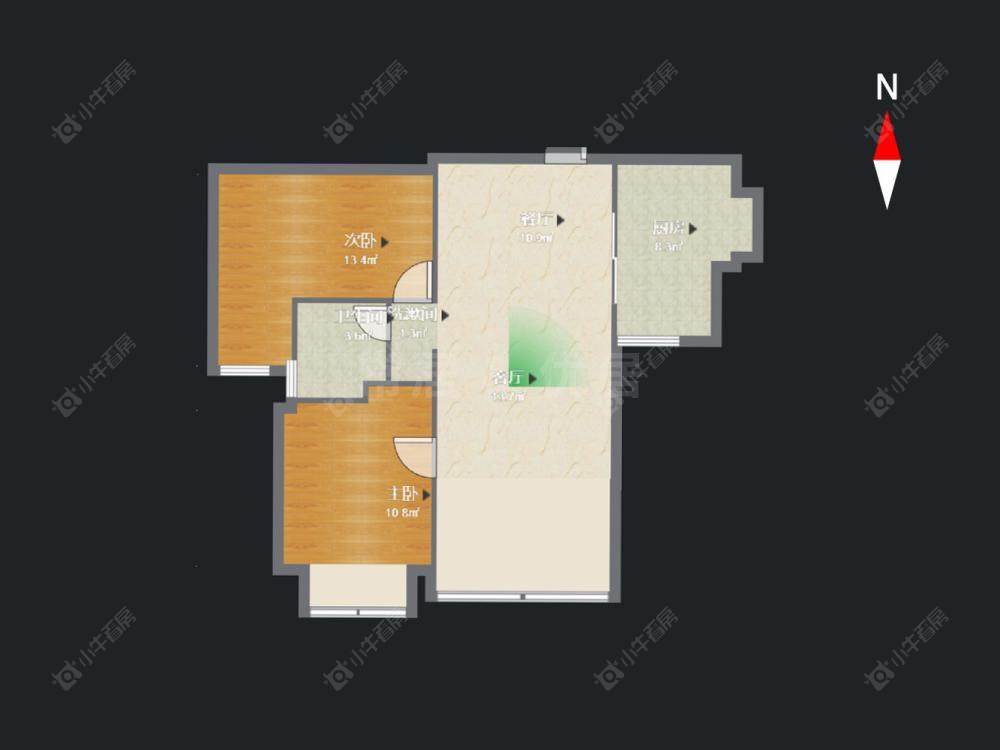 常州景瑞曦城在售二手房源户型图_小牛看房