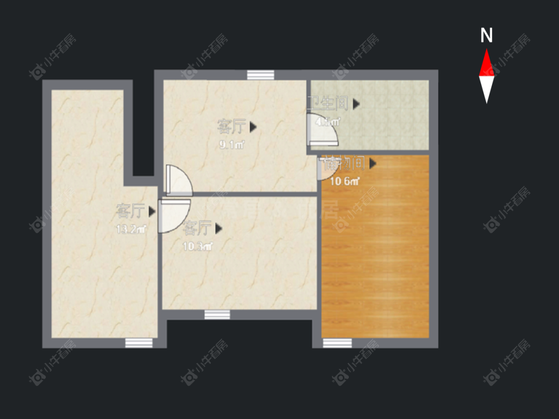 常州花园南村在售二手房源户型图_小牛看房