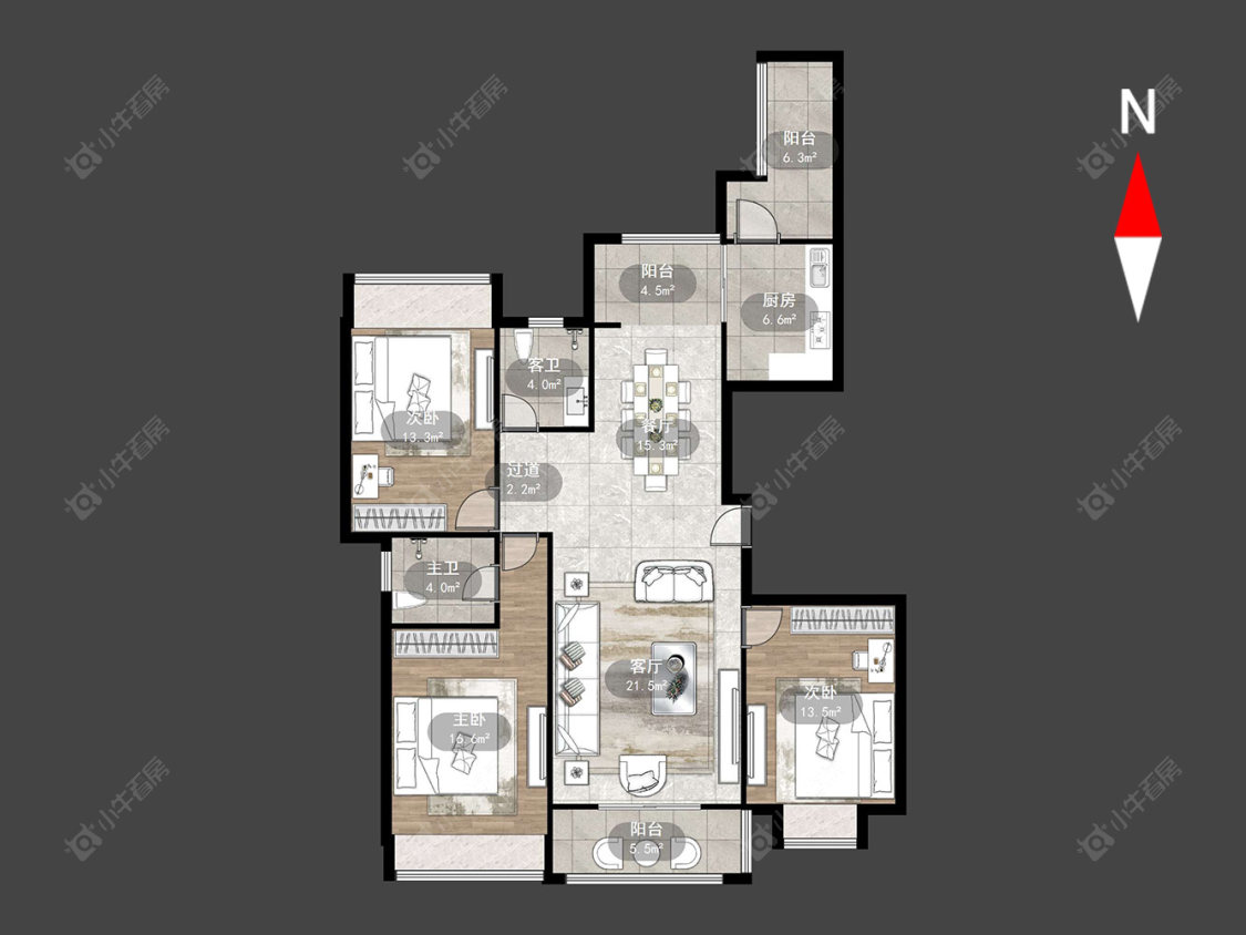 常州文渊居在售二手房源户型图_小牛看房