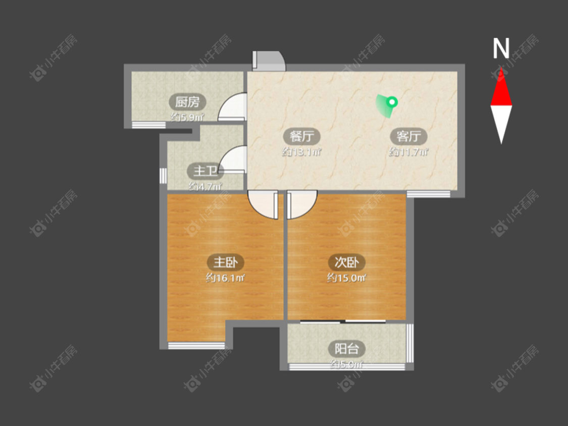 常州顺园八村二期在售二手房源户型图_小牛看房