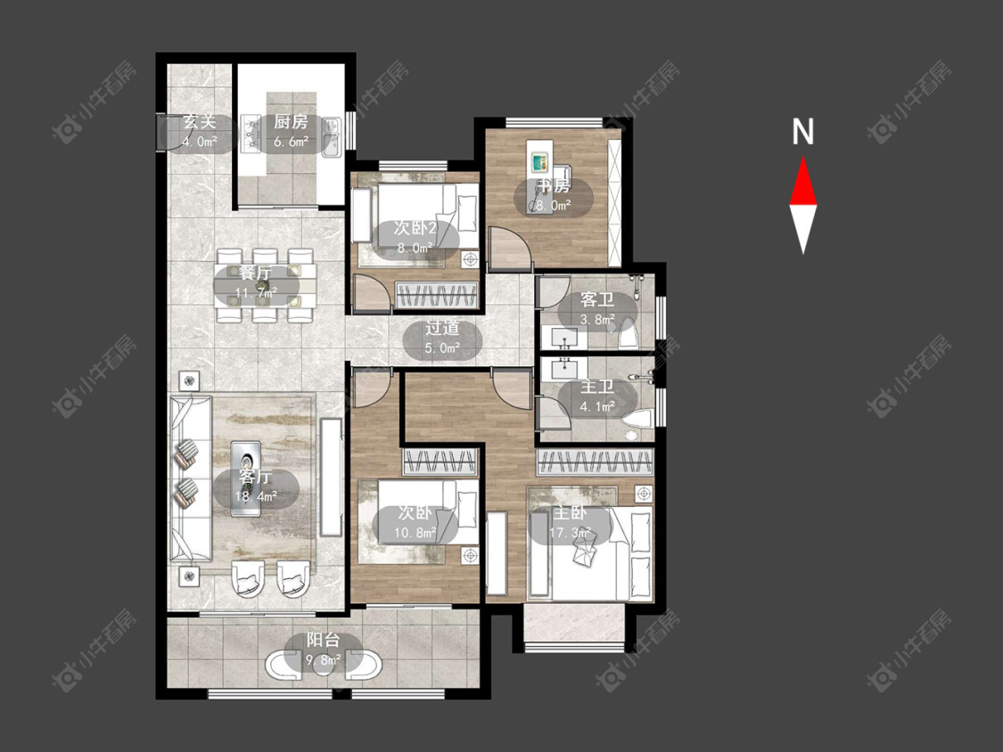 绿都万和城九区房源户型图 常州绿都万和城九区在售二手房源户型图_小牛看房