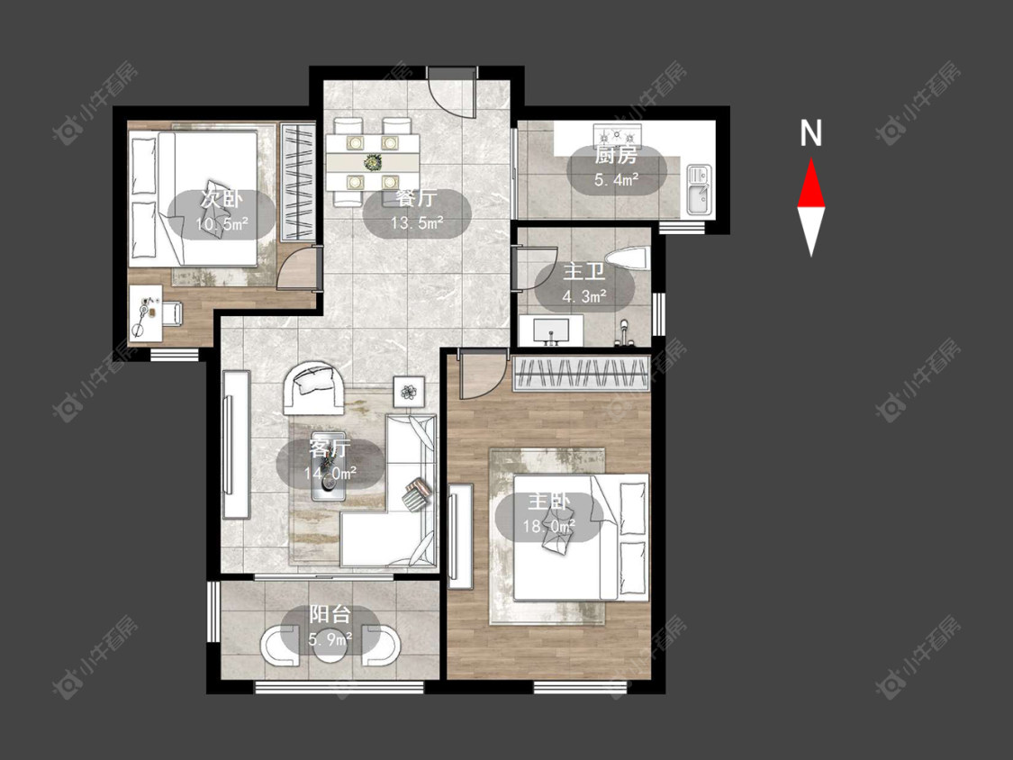 绿都万和城三区房源户型图 常州绿都万和城三区在售二手房源户型图_小牛看房