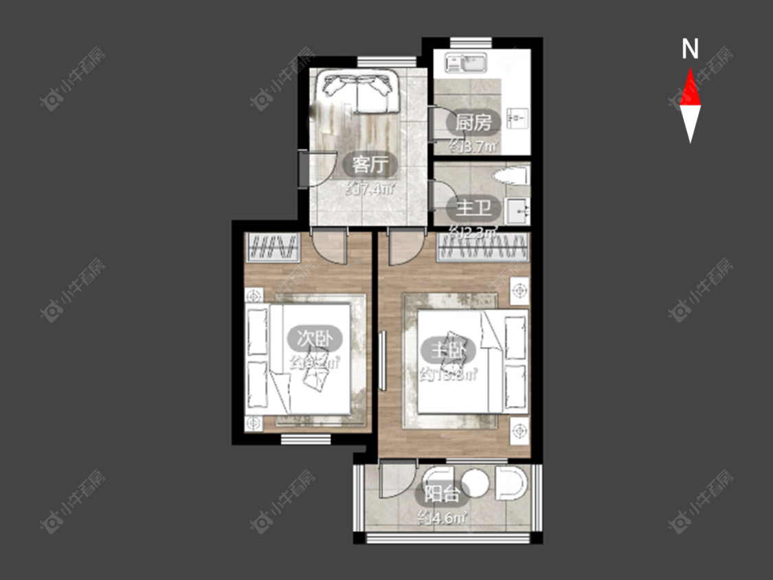 清潭新村房源户型图 常州清潭新村在售二手房源户型图_小牛看房