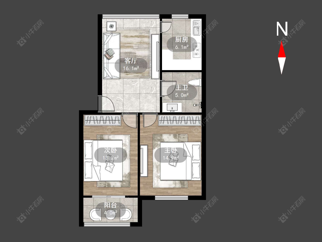 丽华三村南开小区房源户型图 常州丽华三村南开小区在售二手房源户型图_小牛看房