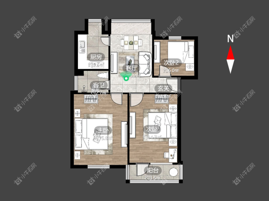 常州硝皮尖在租房源_小牛看房