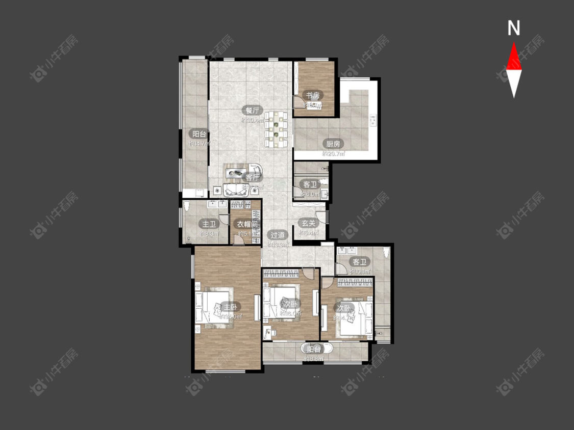 龙湖香醍漫步北区房源户型图 常州龙湖香醍漫步北区在售二手房源户型图_小牛看房