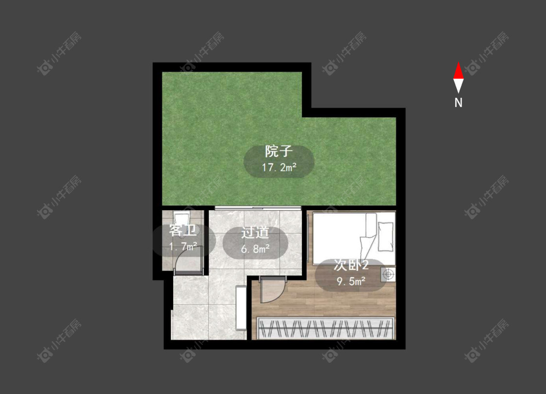 常州县北新村在售二手房房源户型图_小牛看房