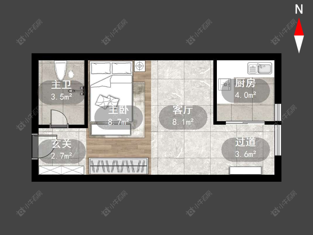 常州金色新城西区在售二手房房源户型图_小牛看房