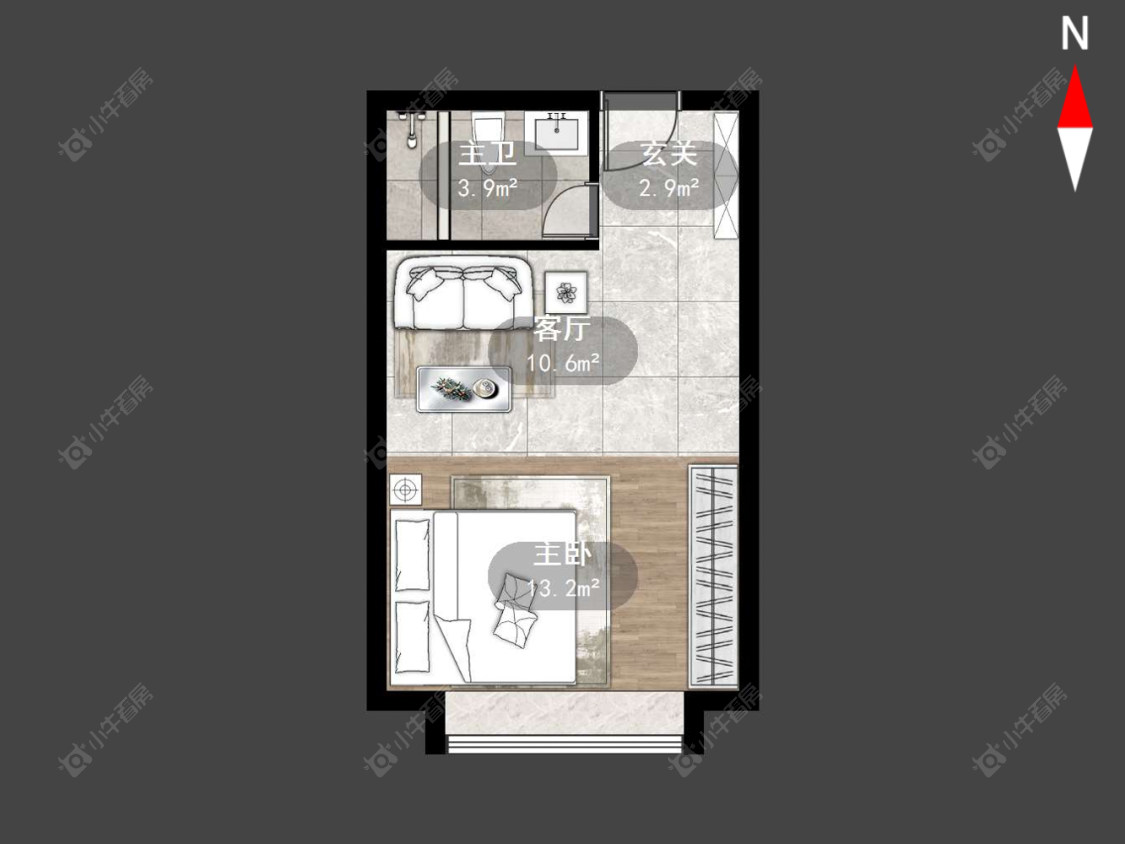 常州天王堂新寓在售二手房源户型图_小牛看房