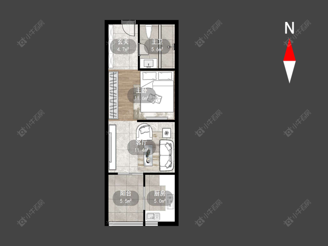 新北万达广场房源户型图 常州新北万达广场在售二手房源户型图_小牛看房