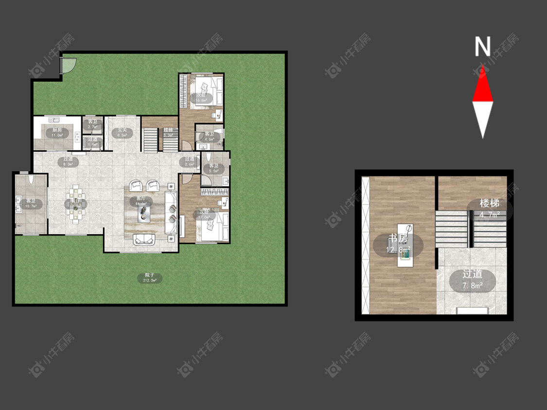 新城香悦半岛别墅区房源户型图 常州新城香悦半岛别墅区在售二手房源户型图_小牛看房