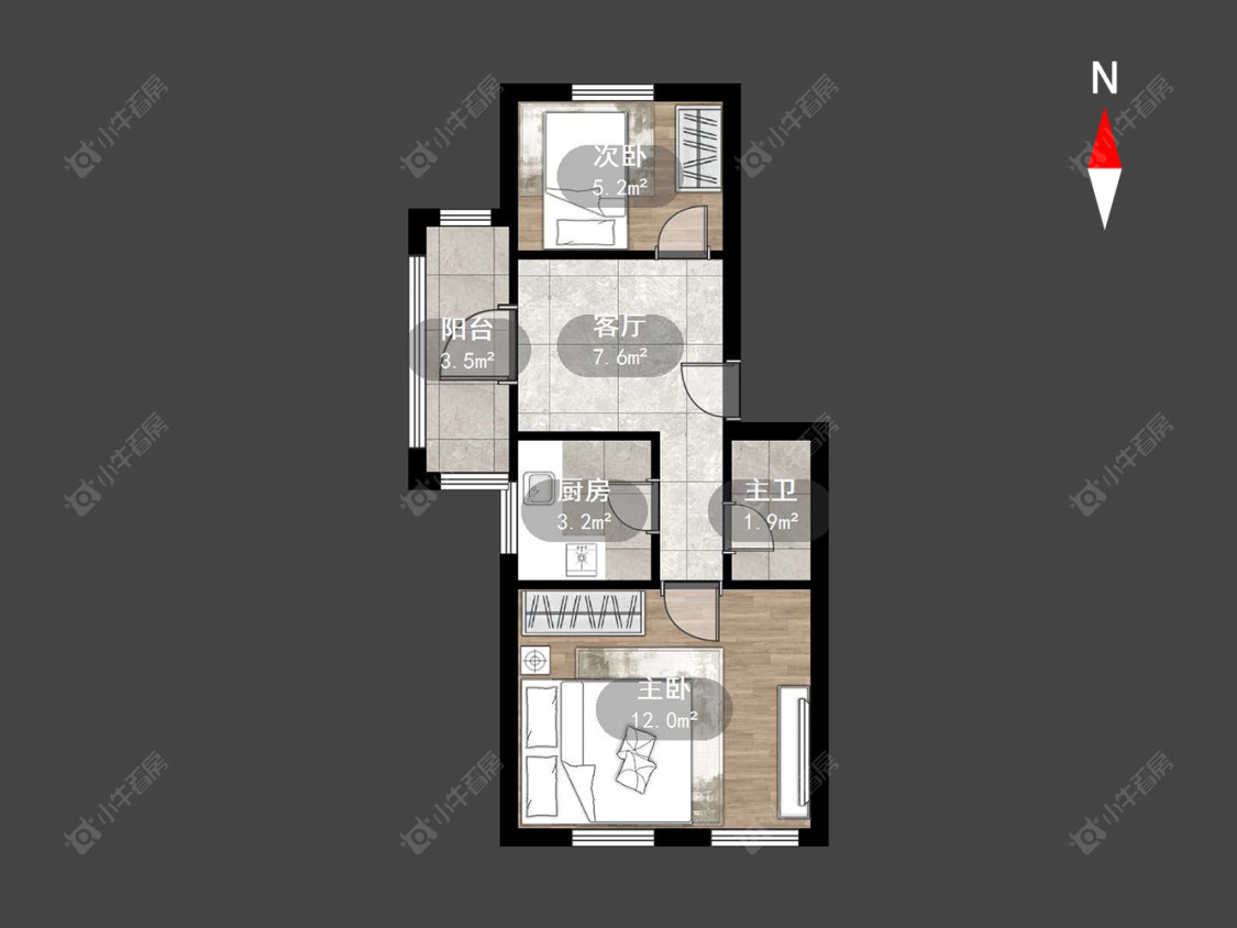 清潭新村房源户型图 常州清潭新村在售二手房源户型图_小牛看房