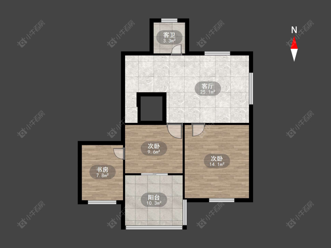 常州金江苑三村二区在售二手房房源户型图_小牛看房