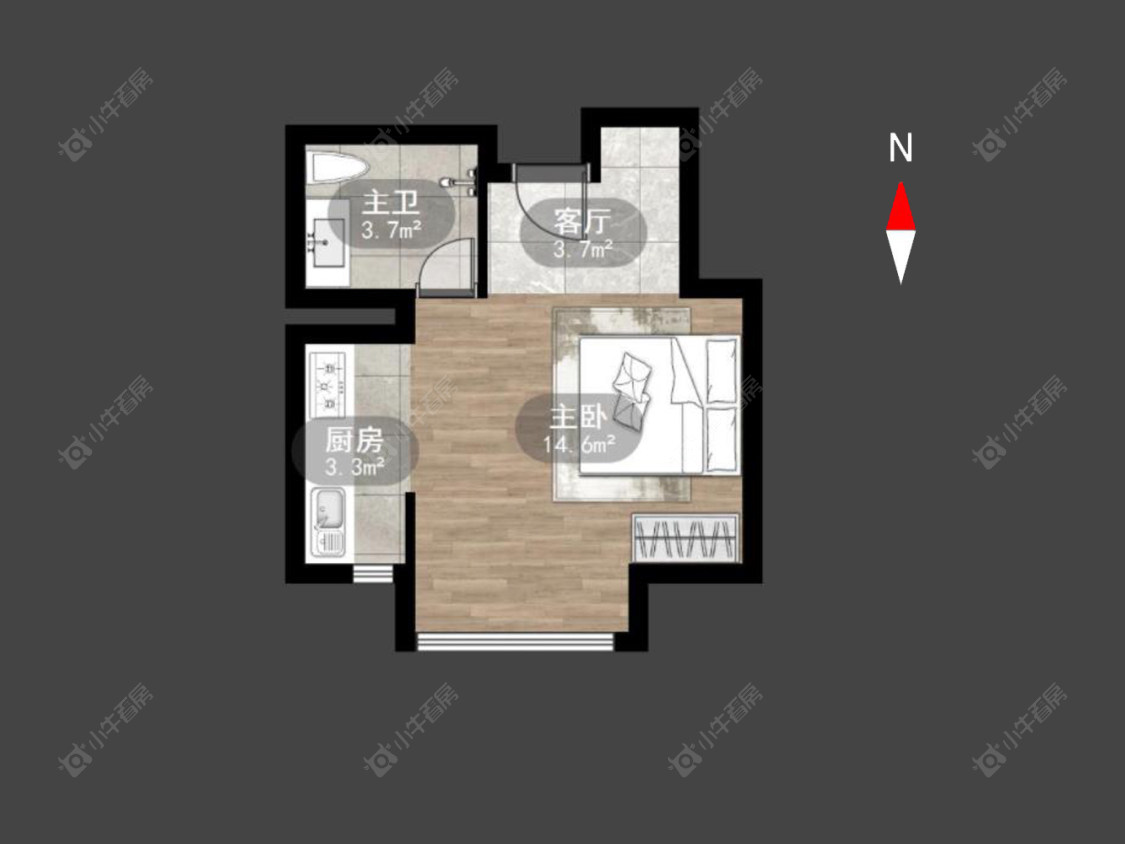 常州怀德名园在售二手房源户型图_小牛看房