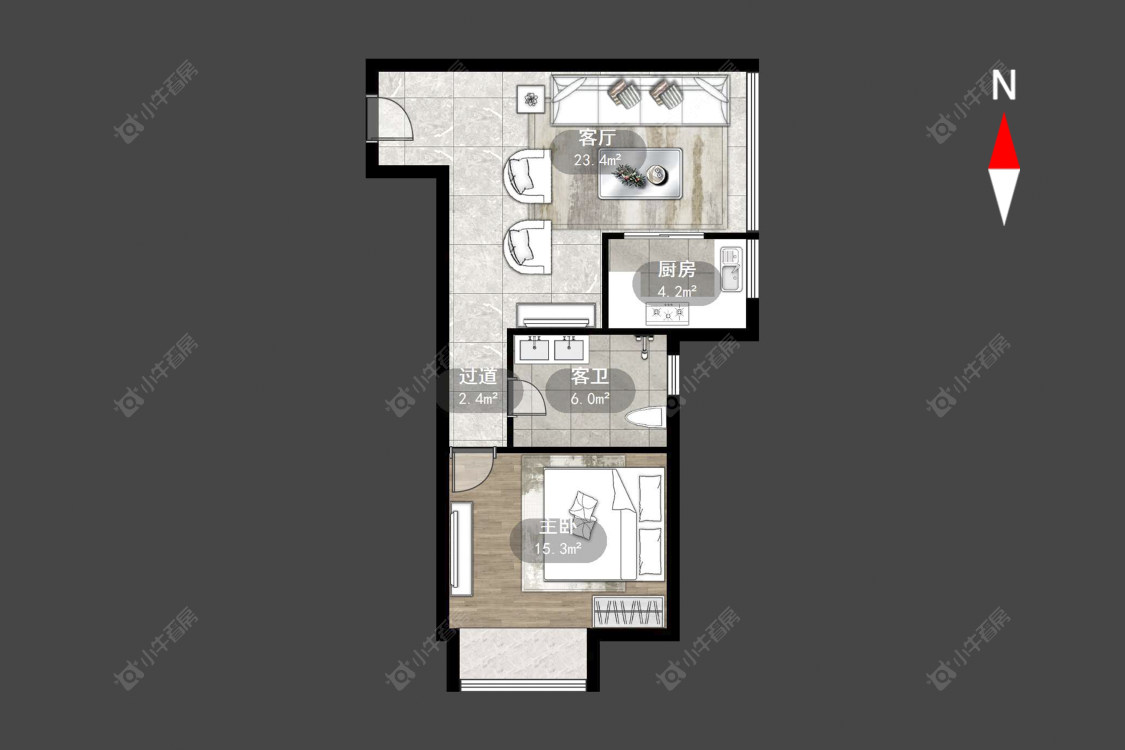 香江壹品房源户型图 常州香江壹品在售二手房源户型图_小牛看房