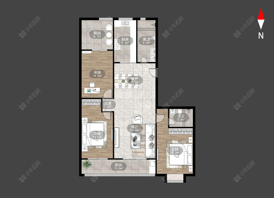常州椿桂坊公寓在售二手房源户型图_小牛看房