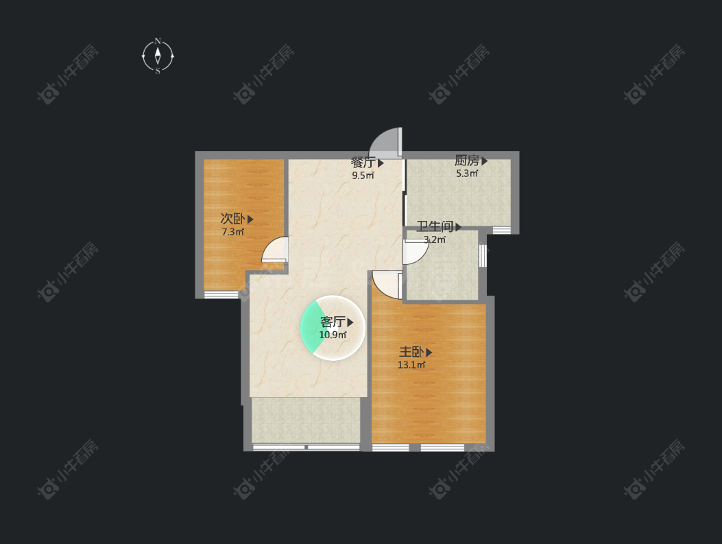 常州新乐花园在售二手房源户型图_小牛看房