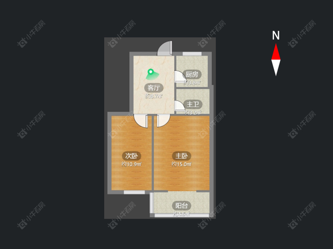 中山路房源户型图 常州中山路在售二手房源户型图_小牛看房