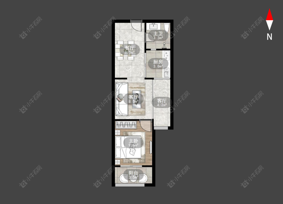 常州九洲玺在售二手房房源户型图_小牛看房