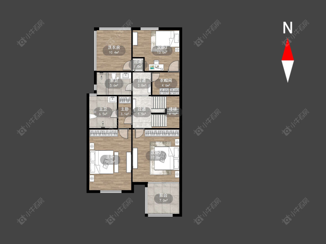 常州太湖明珠苑南苑在售二手房源户型图_小牛看房