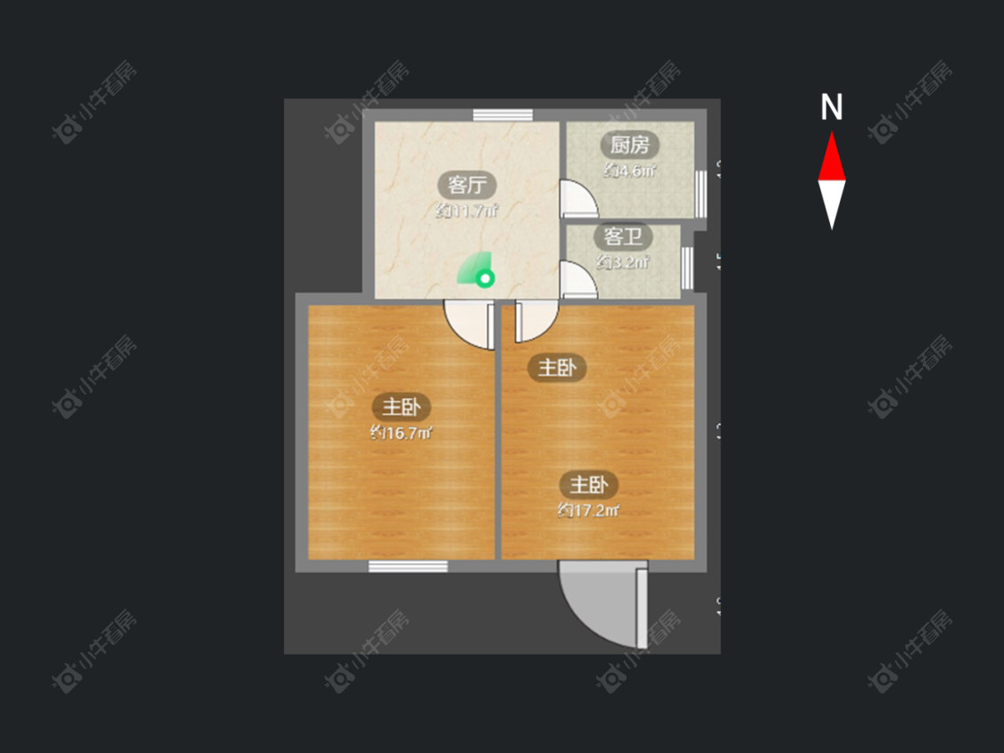 常州红梅新村在售二手房源户型图_小牛看房