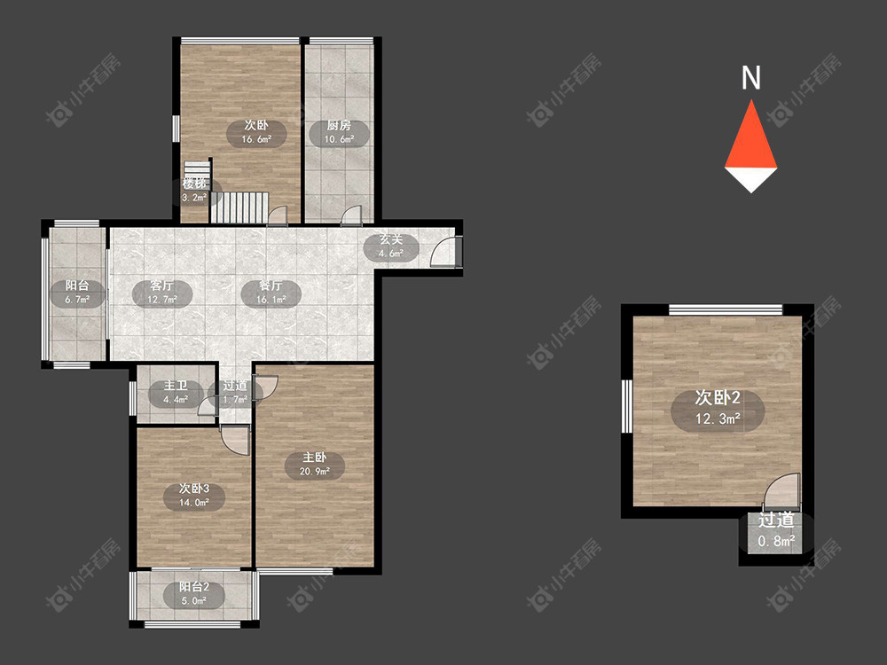 随园锦湖公寓房源户型图 常州随园锦湖公寓在售二手房源户型图_小牛看房