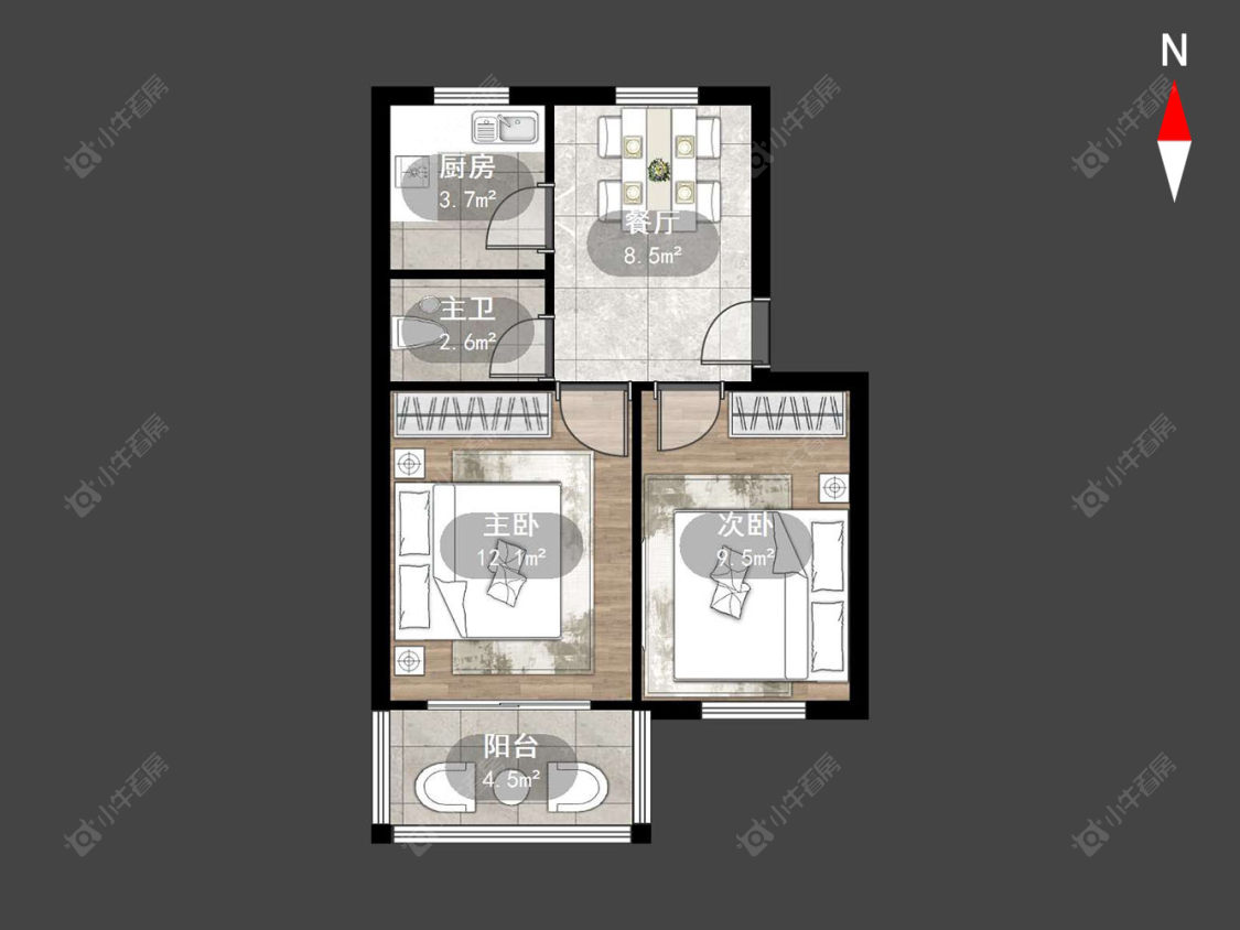 丽华南村房源户型图 常州丽华南村在售二手房源户型图_小牛看房