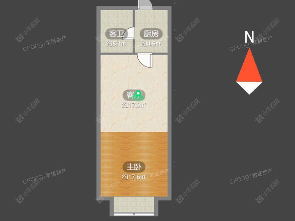 常州恒大翡翠华庭租房_恒大翡翠华庭1室1厅房源出租