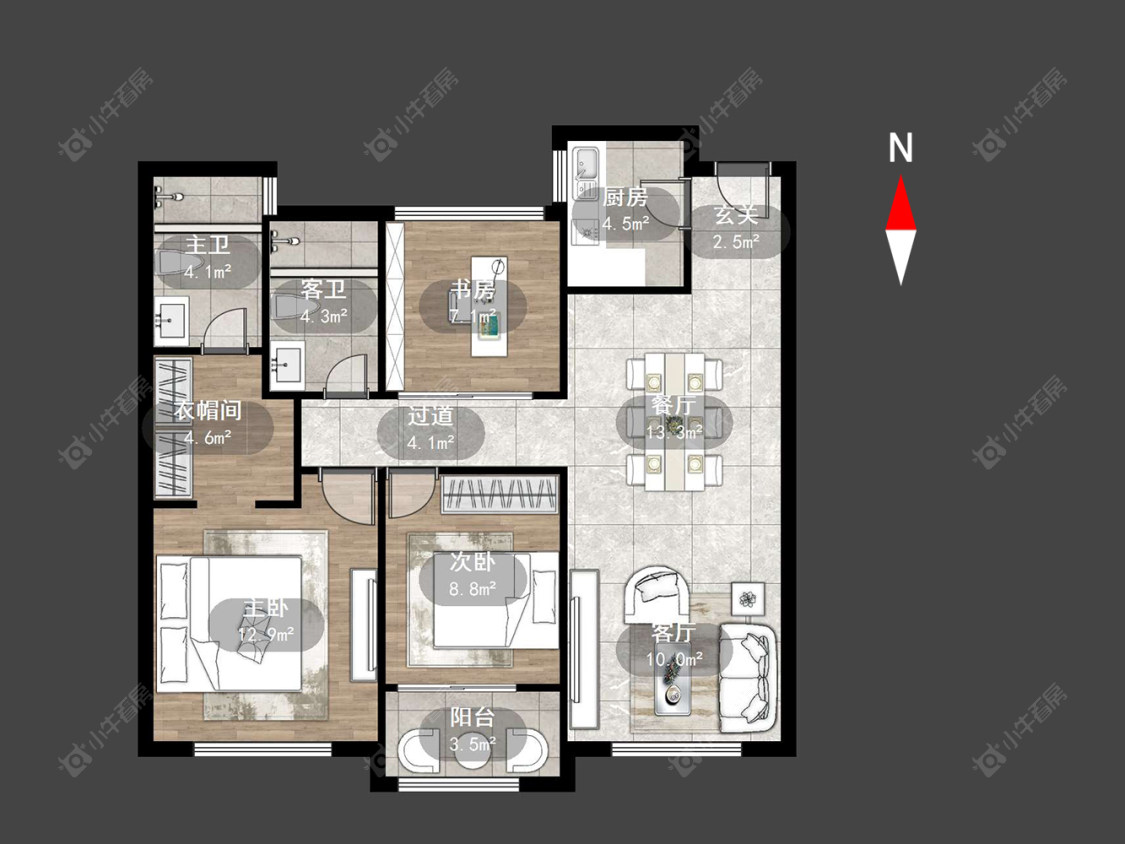 常州金地格林郡在售二手房源_小牛看房