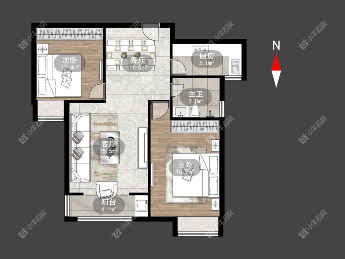 常州绿都万和城二区在租房源_小牛看房