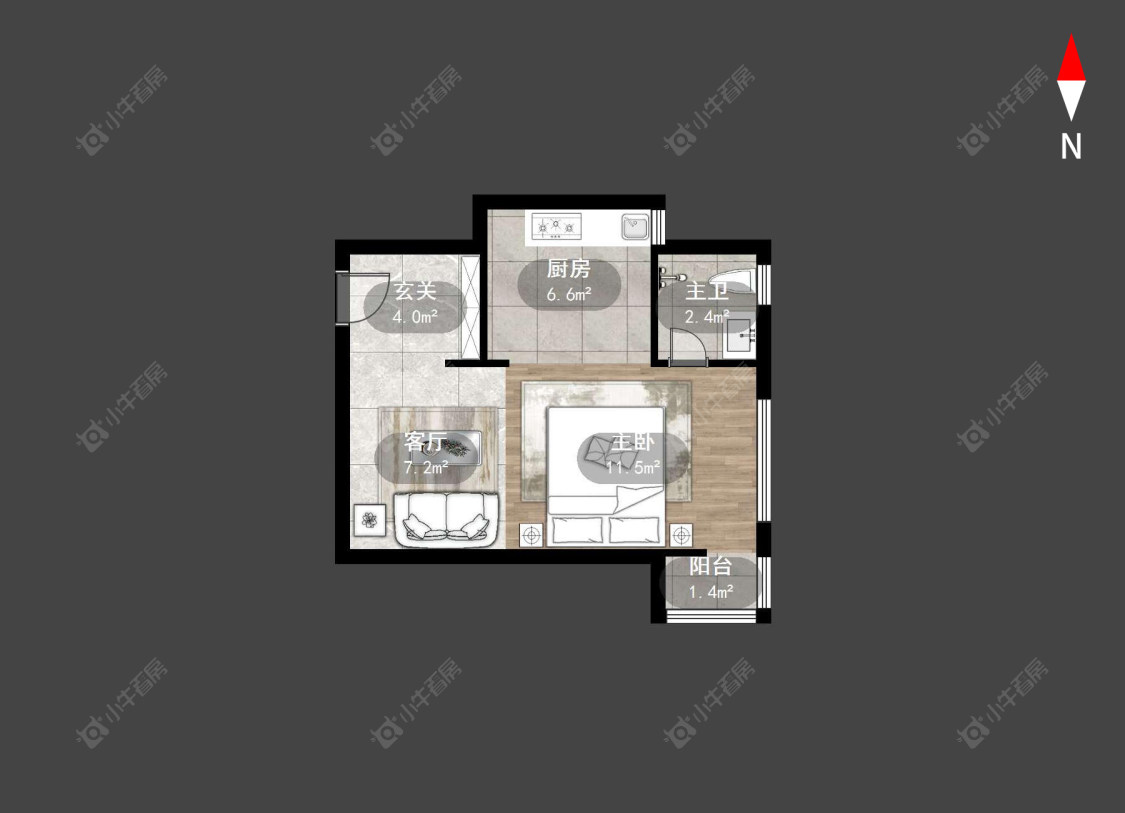 常州天顺御和苑在售二手房源户型图_小牛看房