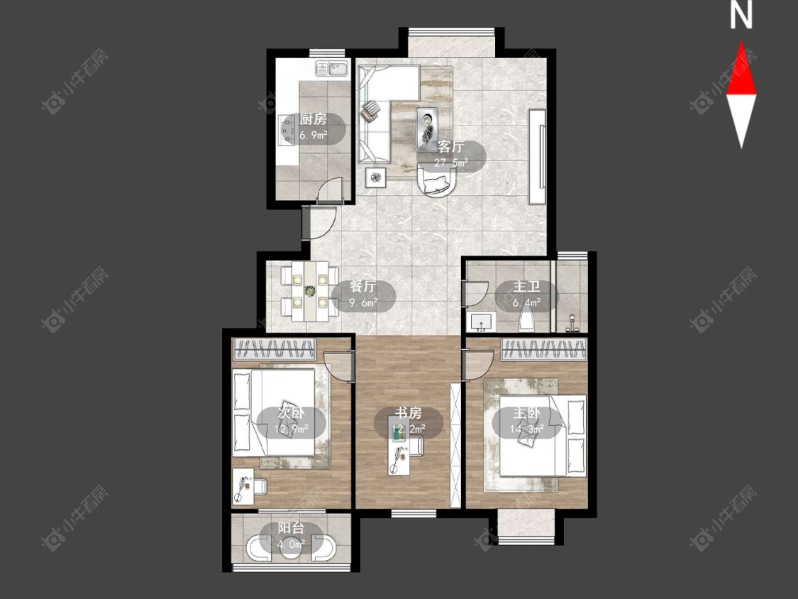 青洋花苑房源户型图 常州青洋花苑在售二手房源户型图_小牛看房