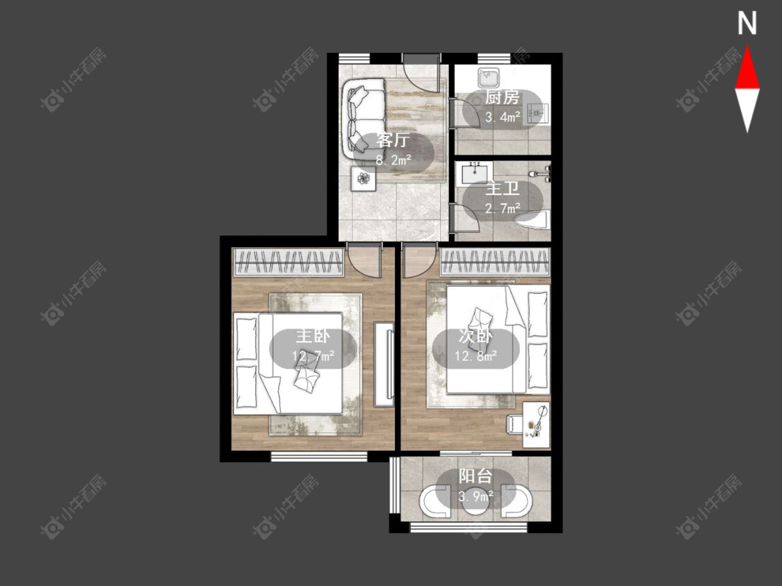 常州东横街在售二手房源户型图_小牛看房