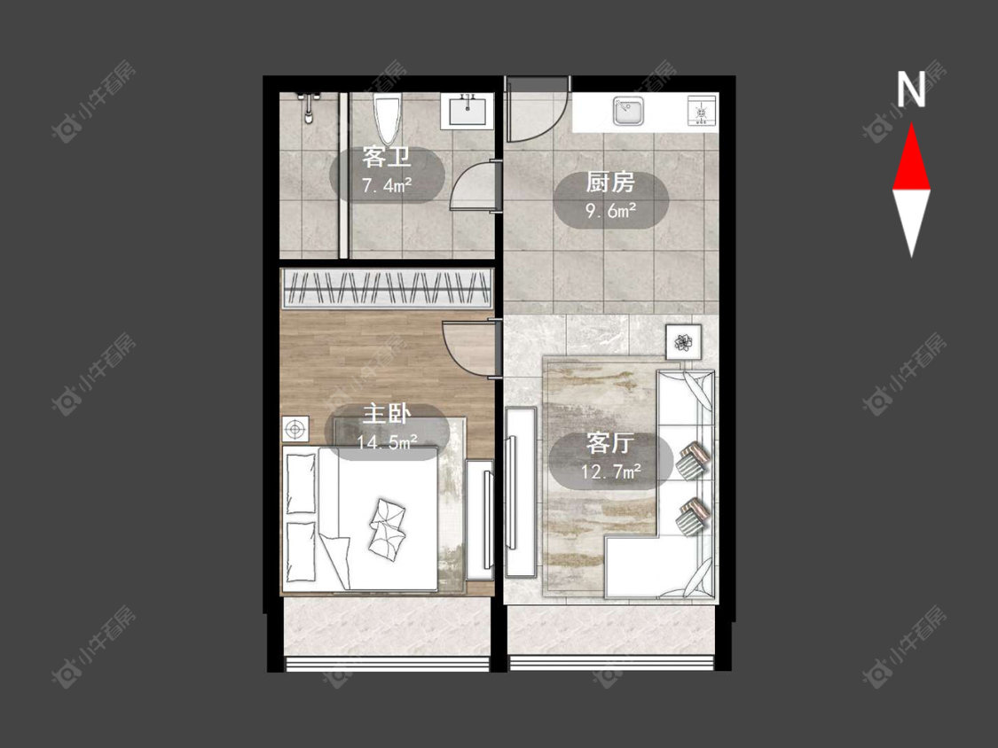 常州富都公馆在售二手房源户型图_小牛看房
