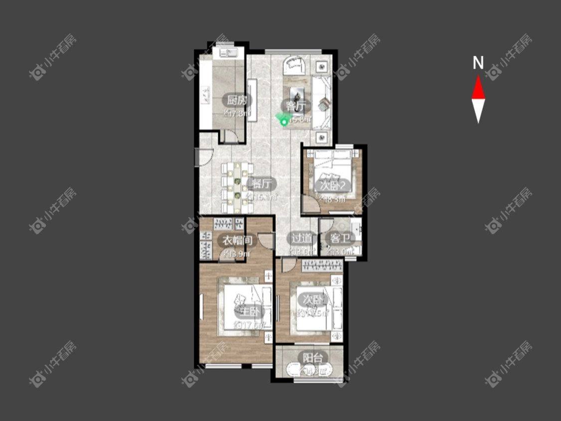 常州金新鼎邦在租房源室内图_小牛看房