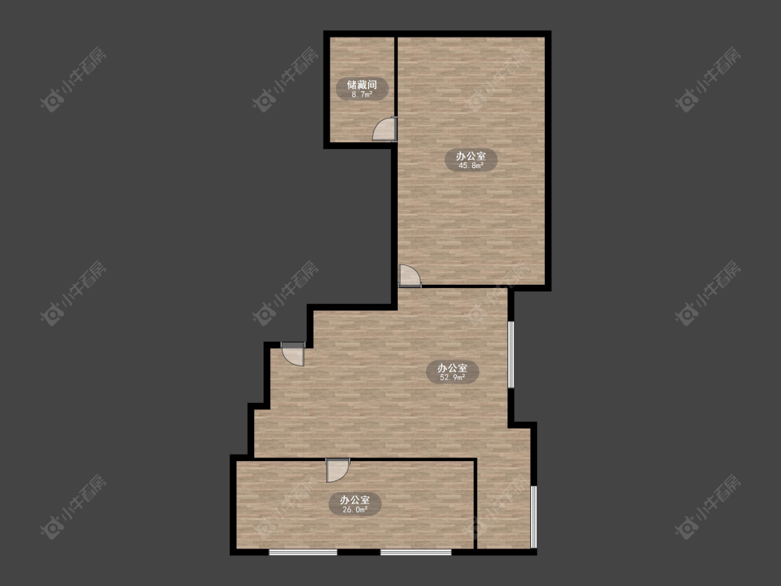 常州申龙商务广场在售二手房源户型图_小牛看房