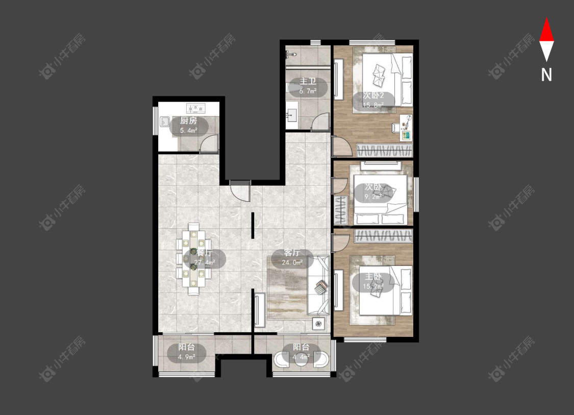 怡康花园房源户型图 常州怡康花园在售二手房源户型图_小牛看房