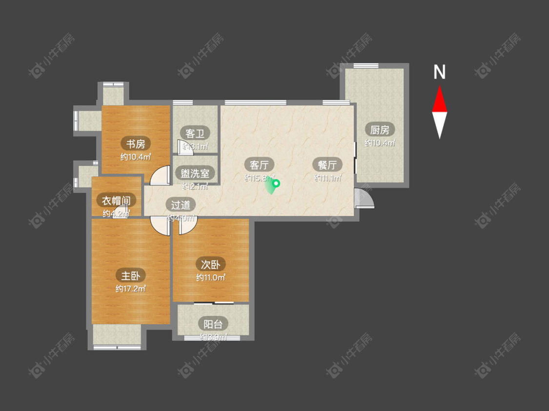 常州典雅花园在售二手房源户型图_小牛看房