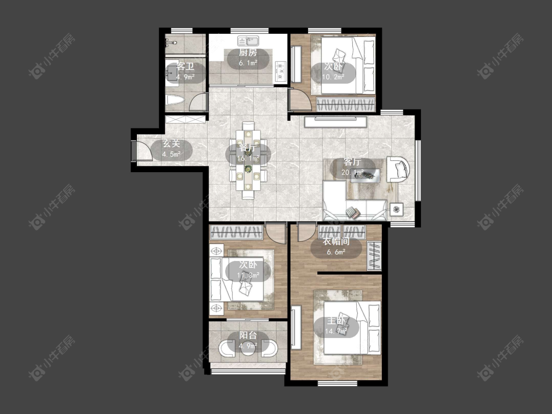 丹阳御河熙岸在售二手房源户型图_小牛看房