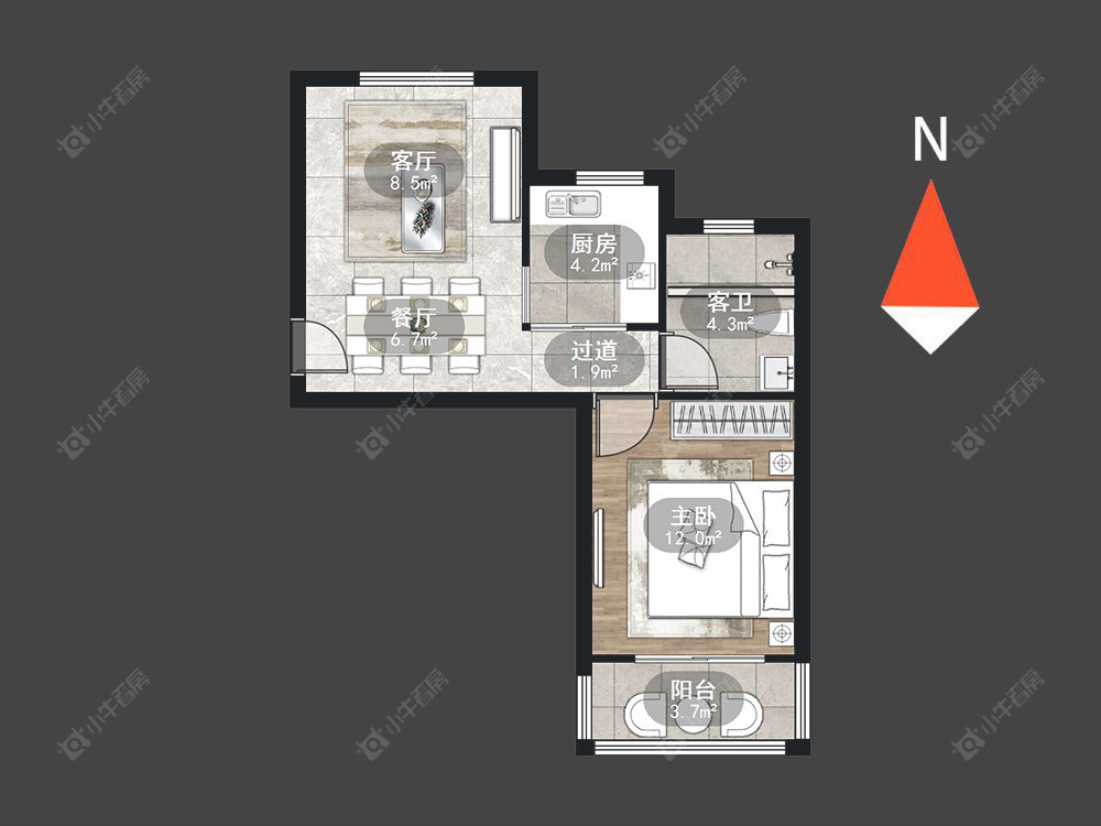 御水华庭二期房源户型图 常州御水华庭二期在售二手房源户型图_小牛看房