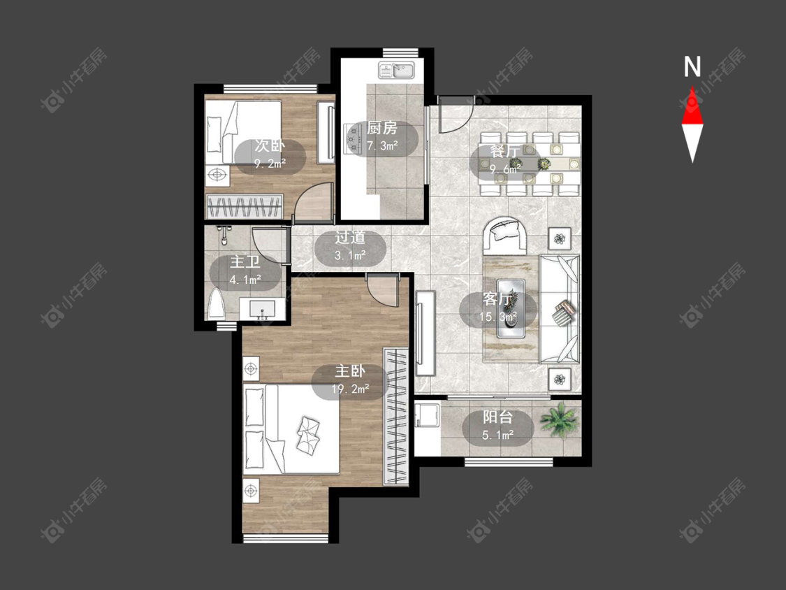 怡枫苑房源户型图 常州怡枫苑在售二手房源户型图_小牛看房