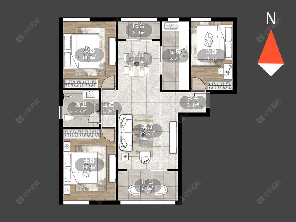 常州天安尚城二期在售二手房源_小牛看房