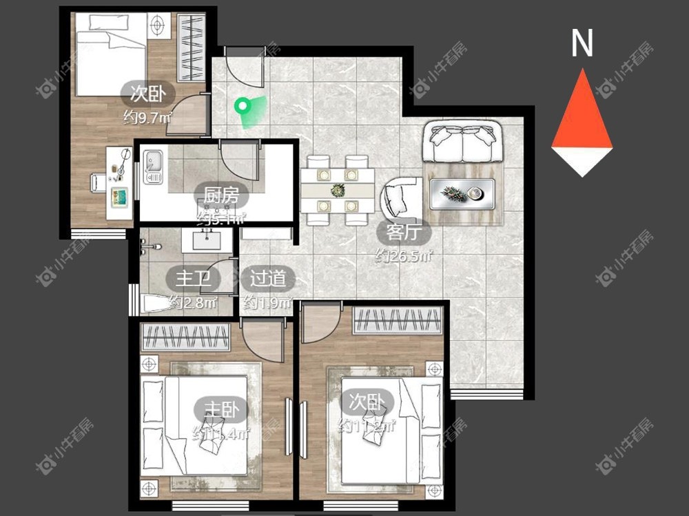 常州摩尔上品在租房源_小牛看房