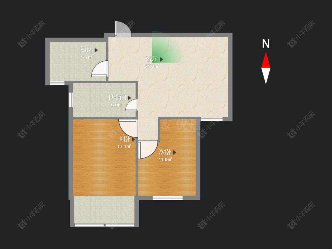 华山苑房源户型图 常州华山苑在售二手房源户型图_小牛看房