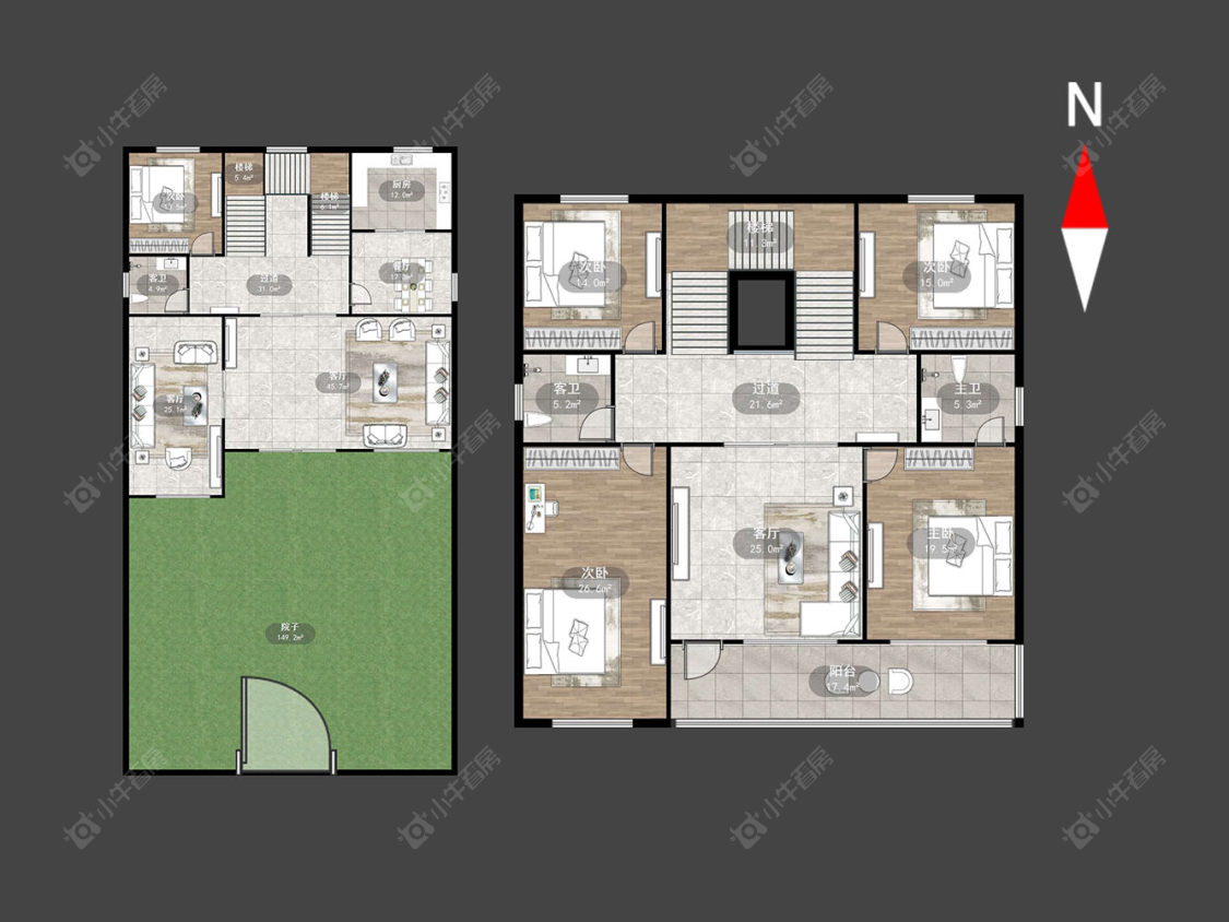 常州崔桥塘头村在售二手房源户型图_小牛看房