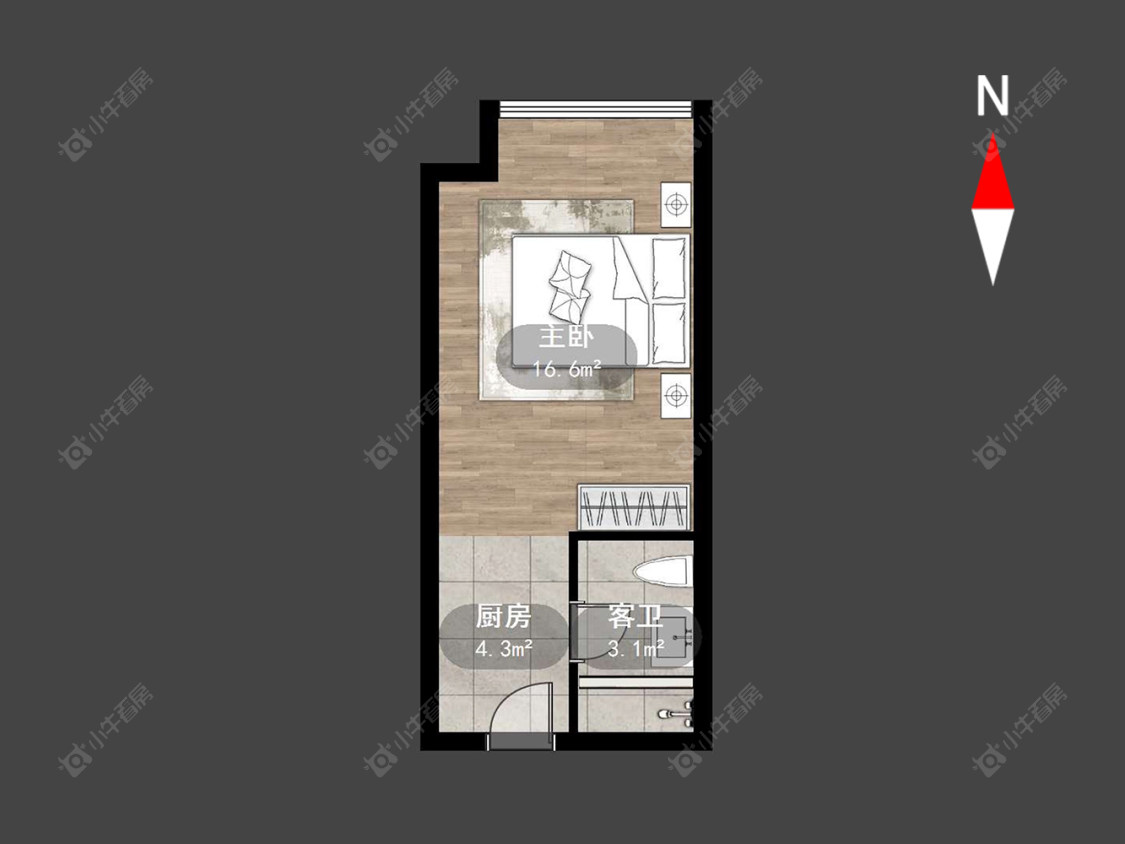 常州龙湖星图在售二手房源户型图_小牛看房