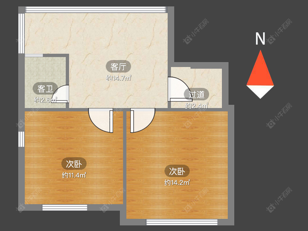 常州高成莱茵别墅区在售二手房房源户型图_小牛看房