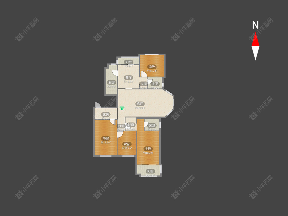 银河湾花园房源户型图 常州银河湾花园在售二手房源户型图_小牛看房