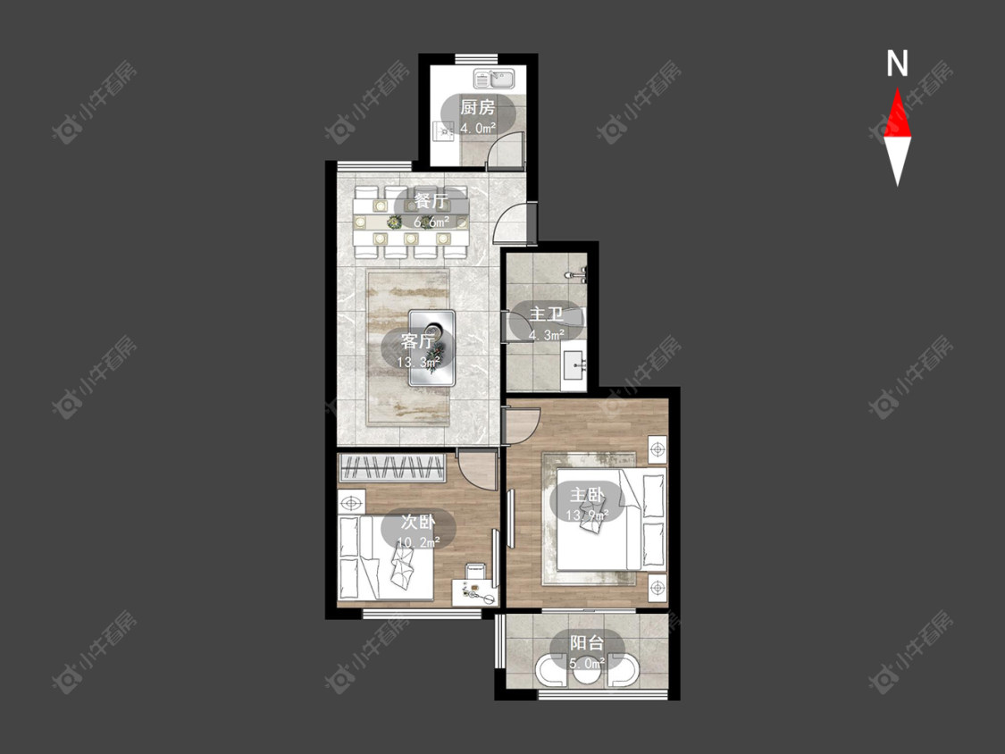 常州荆川里续建在售二手房房源户型图_小牛看房